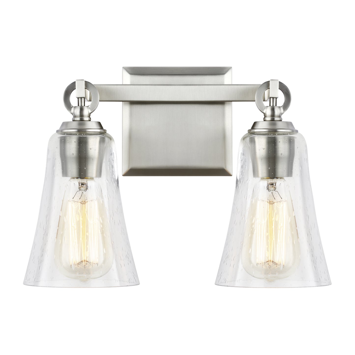 Monterro Two Light Vanity in Satin Nickel
