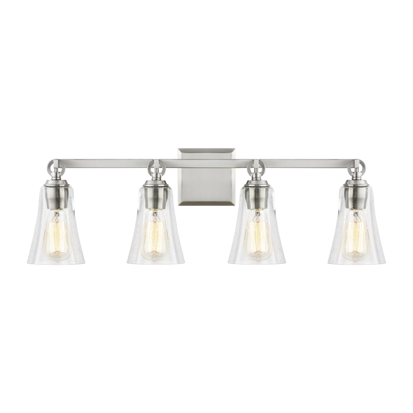 Monterro Four Light Vanity in Satin Nickel