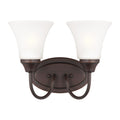 Generation Lighting - 44806-710 - Two Light Wall / Bath - Holman - Bronze