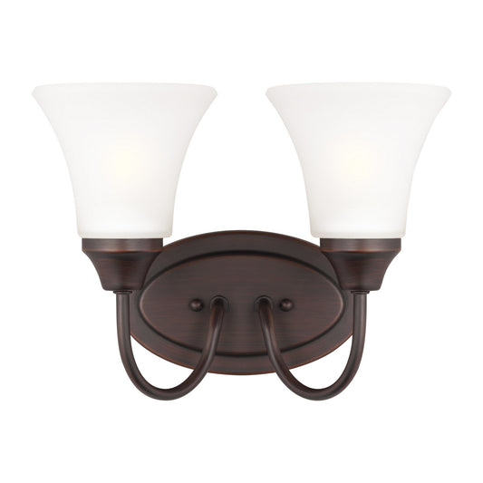 Generation Lighting - 44806EN3-710 - Two Light Wall / Bath - Holman - Bronze