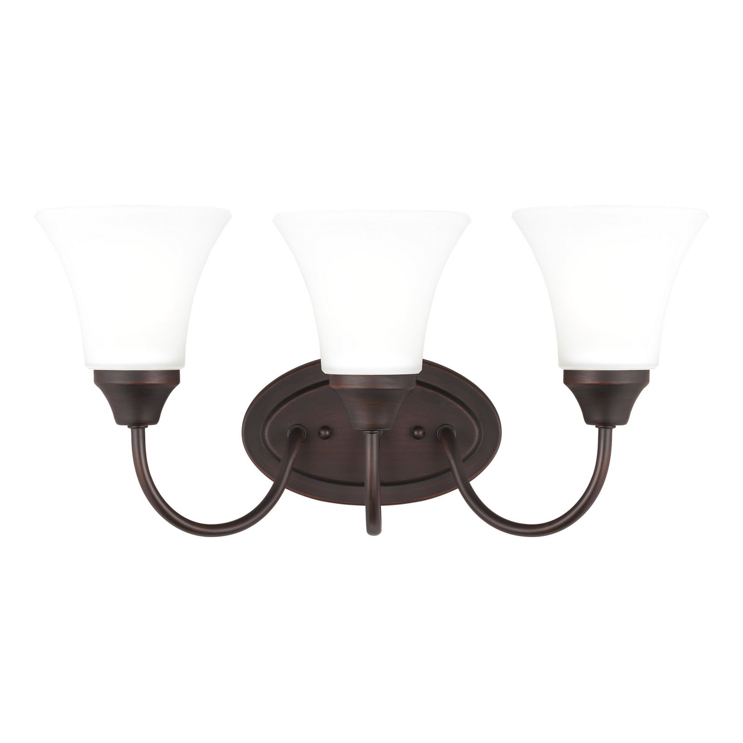 Generation Lighting - 44807-710 - Three Light Wall / Bath - Holman - Bronze