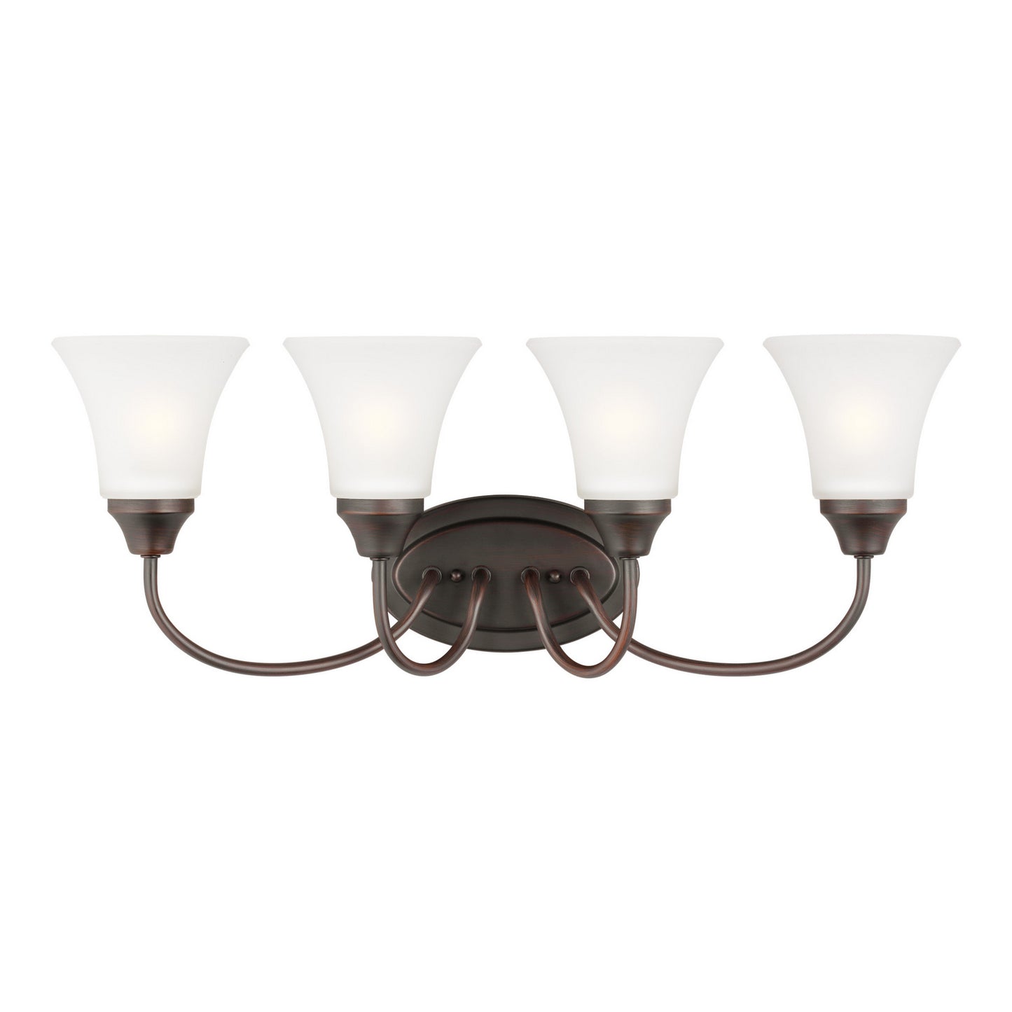 Generation Lighting - 44808EN3-710 - Four Light Wall / Bath - Holman - Bronze
