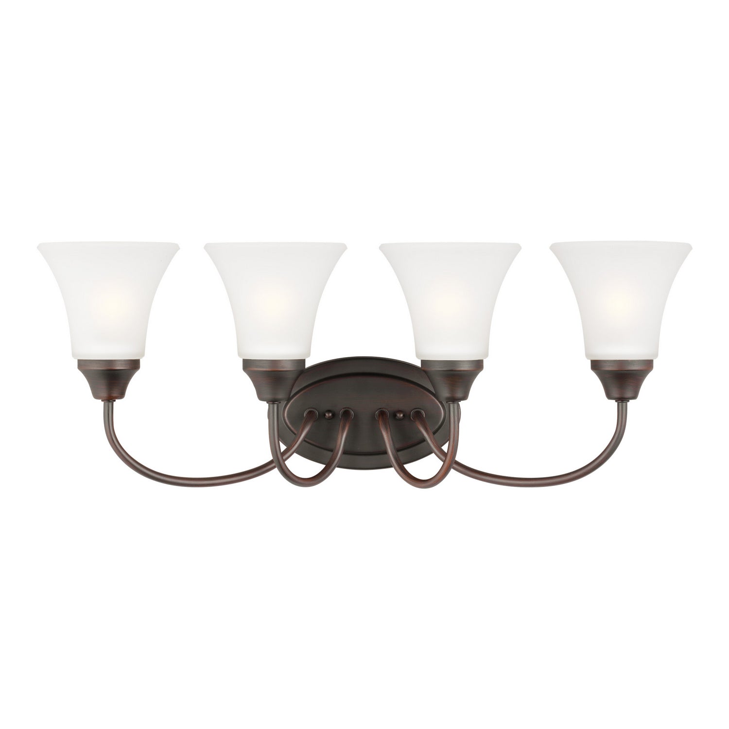 Generation Lighting - 44808EN3-710 - Four Light Wall / Bath - Holman - Bronze