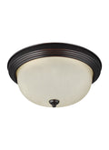 Generation Lighting - 77063EN3-710 - One Light Flush Mount - Geary - Bronze
