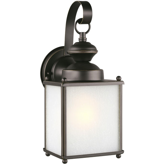 Jamestowne One Light Outdoor Wall Lantern in Antique Bronze