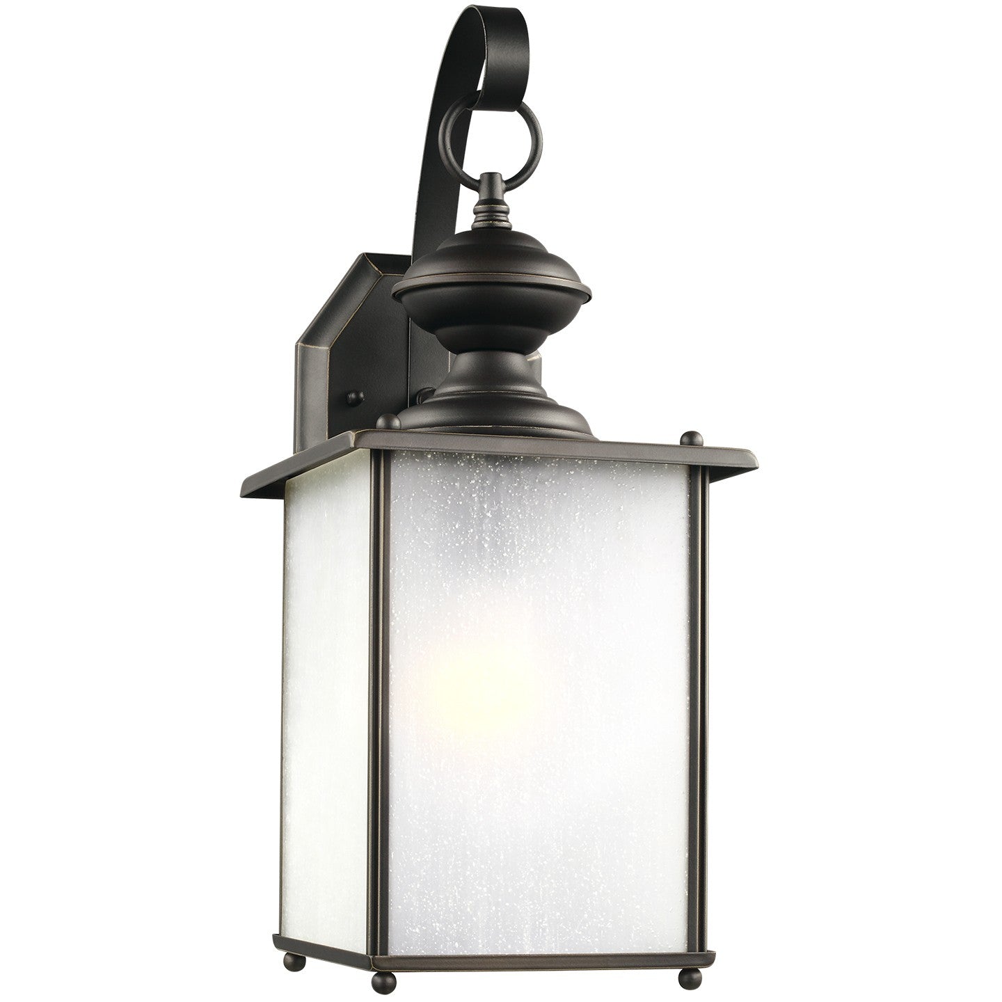 Jamestowne One Light Outdoor Wall Lantern in Antique Bronze