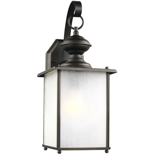 Jamestowne One Light Outdoor Wall Lantern in Antique Bronze