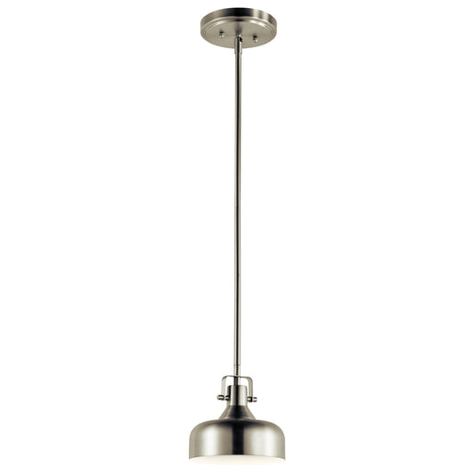 LED Mini Pendant in Brushed Nickel
