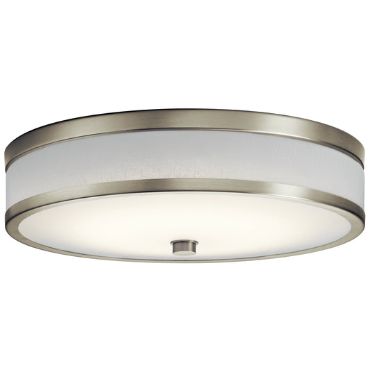 Pira LED Flush Mount in Brushed Nickel