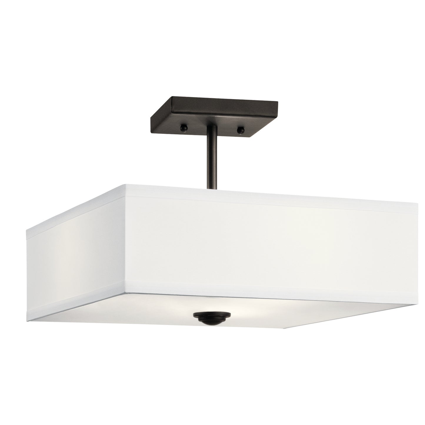 Shailene Three Light Semi Flush Mount in Olde Bronze