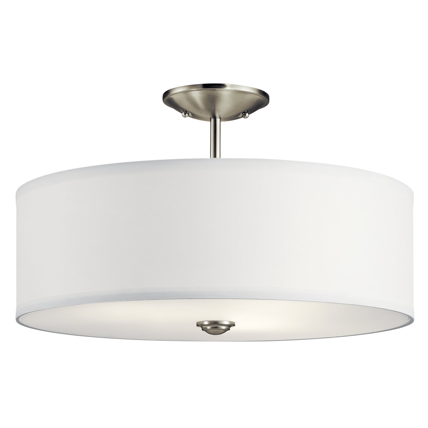 Shailene Three Light Semi Flush Mount in Brushed Nickel