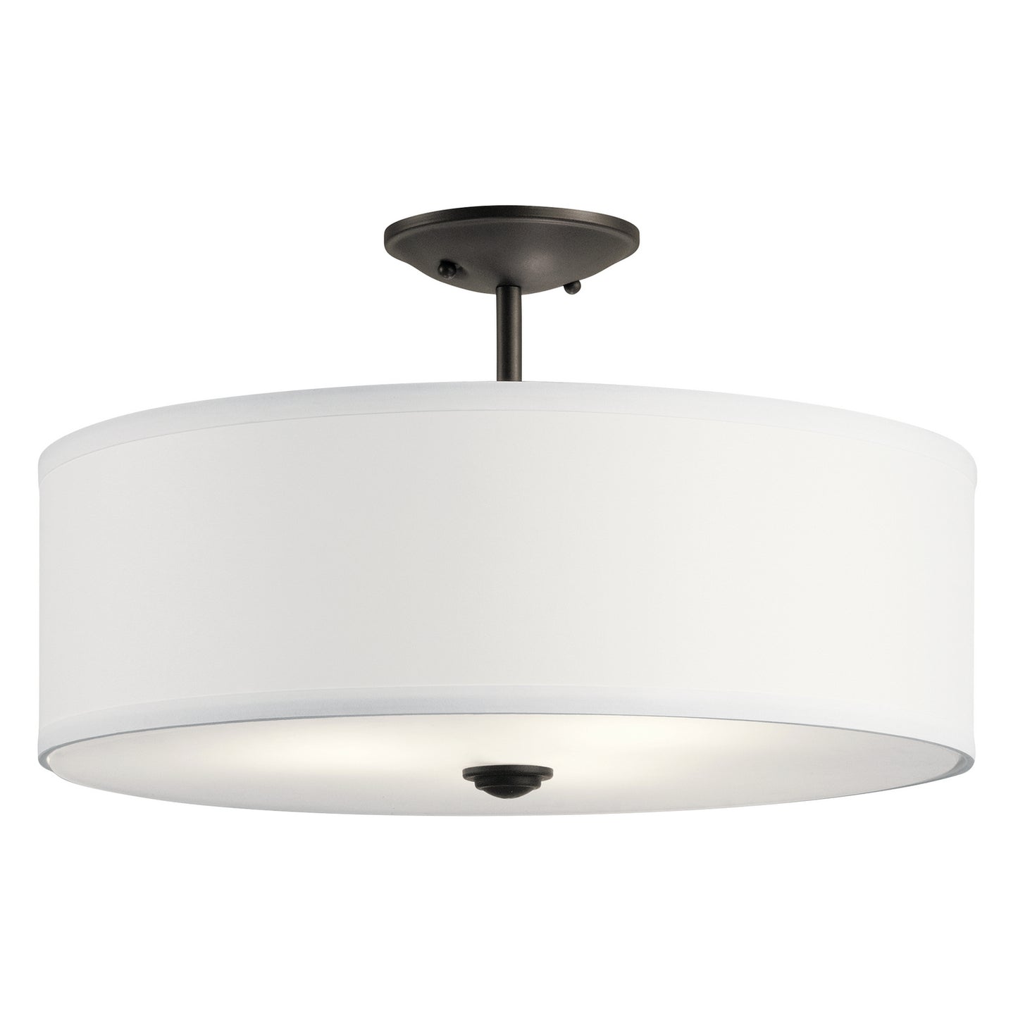 Shailene Three Light Semi Flush Mount in Olde Bronze