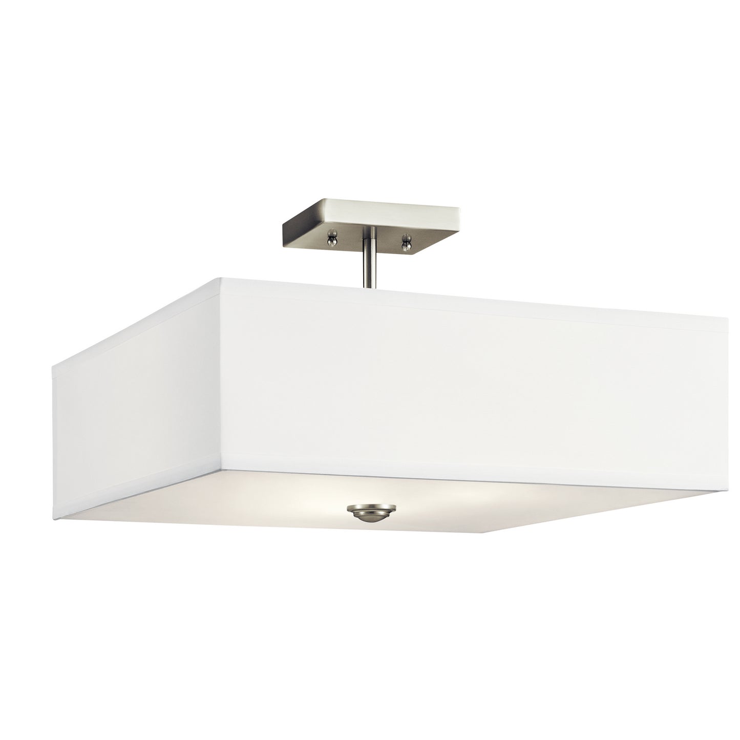 Shailene Three Light Semi Flush Mount in Brushed Nickel