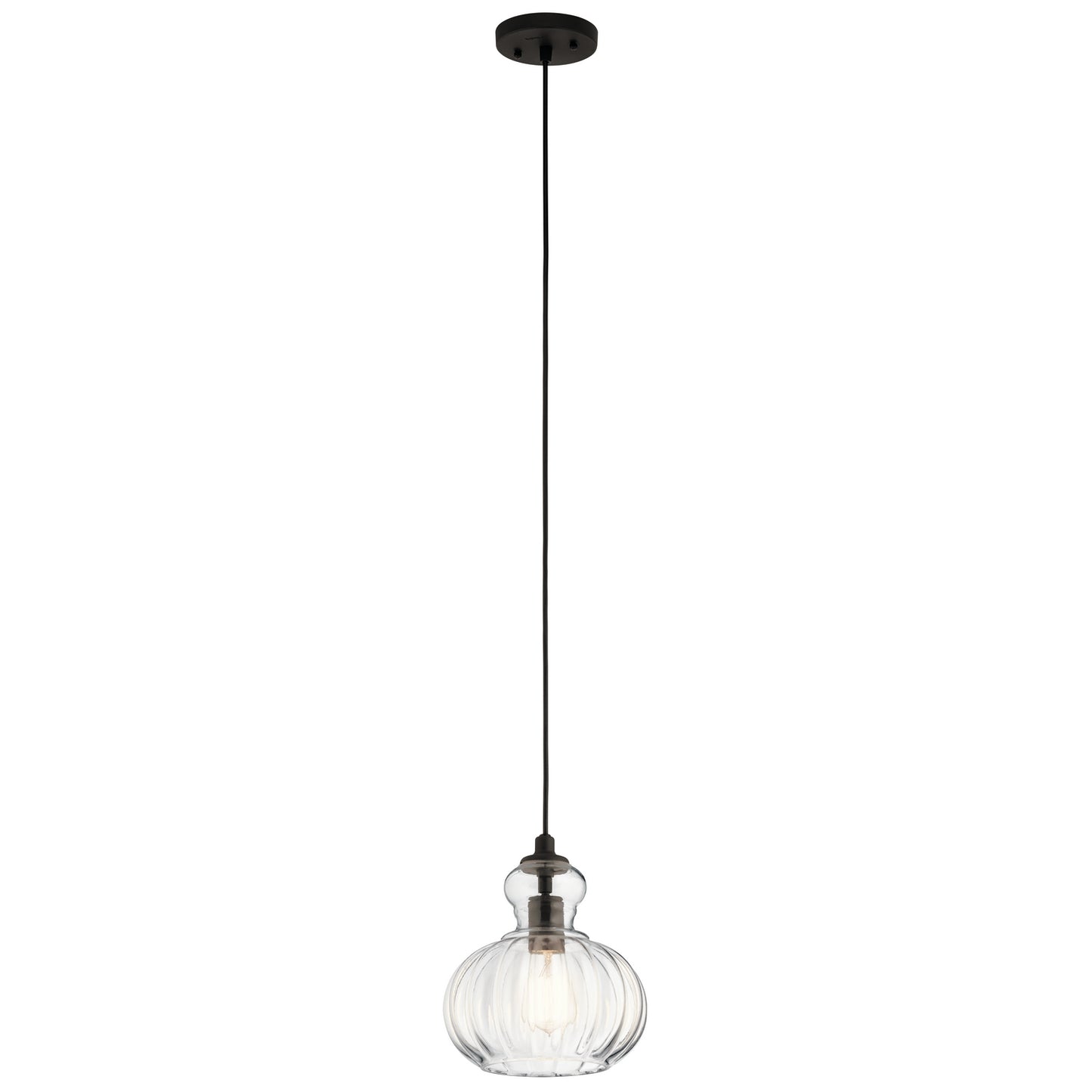 Riviera One Light Mini Pendant in Olde Bronze