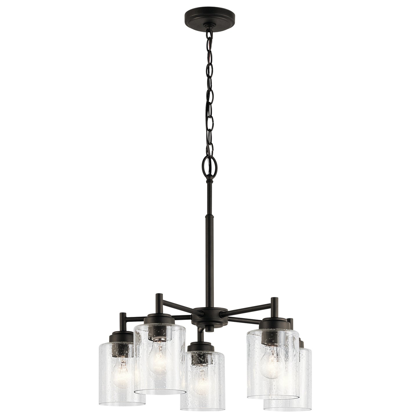 Winslow Five Light Chandelier in Olde Bronze