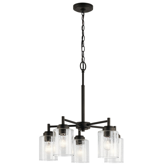 Winslow Five Light Chandelier in Olde Bronze
