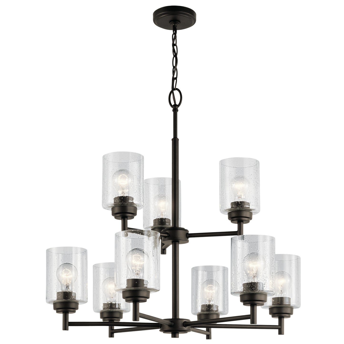Winslow Nine Light Chandelier in Olde Bronze
