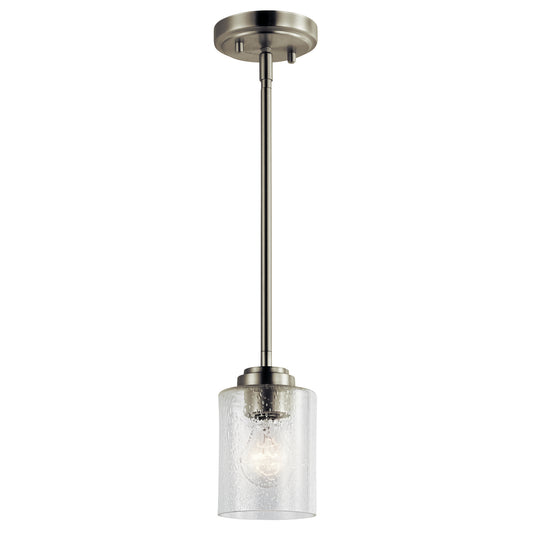 Winslow One Light Mini Pendant in Brushed Nickel