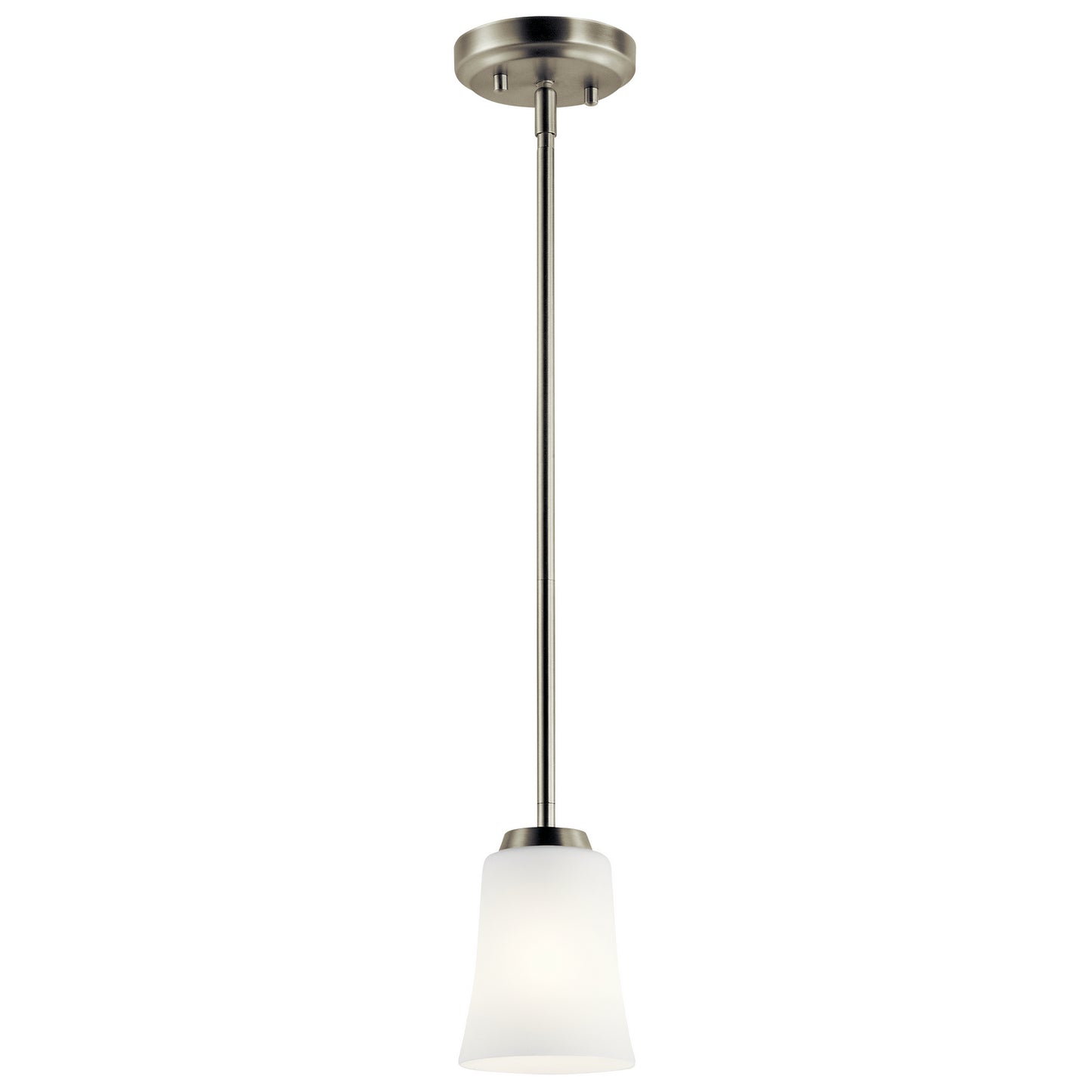 Tao One Light Mini Pendant in Brushed Nickel