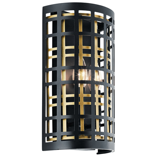 Aldergate Two Light Wall Sconce in Black