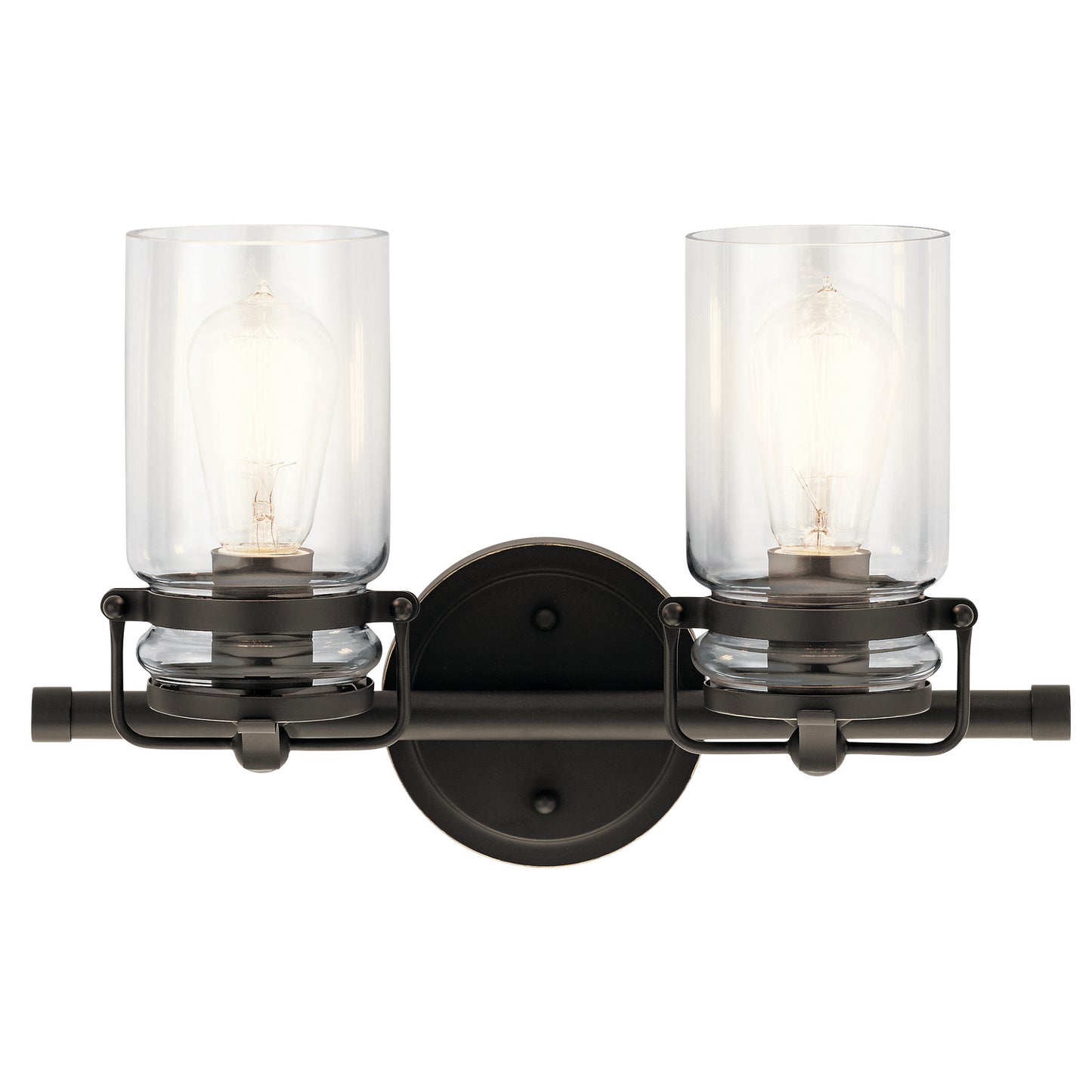 Brinley Two Light Bath in Olde Bronze
