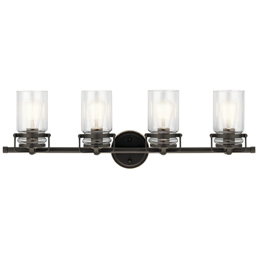 Brinley Four Light Bath in Olde Bronze