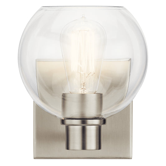 Harmony One Light Wall Sconce in Brushed Nickel