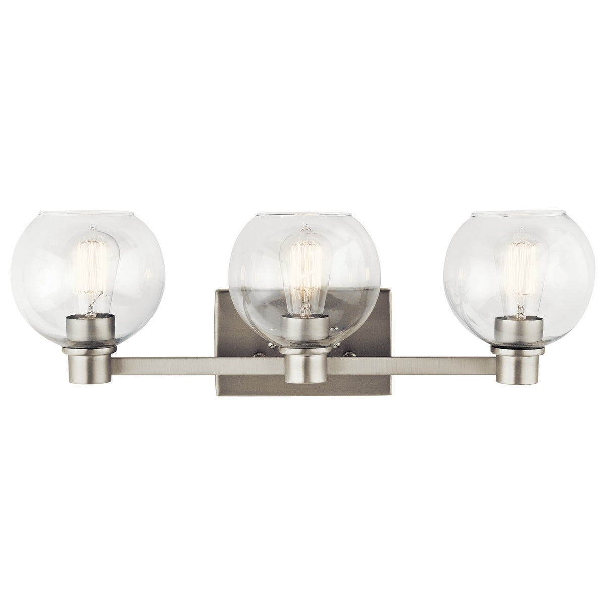 Harmony Three Light Bath in Brushed Nickel