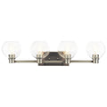 Harmony Four Light Bath in Brushed Nickel