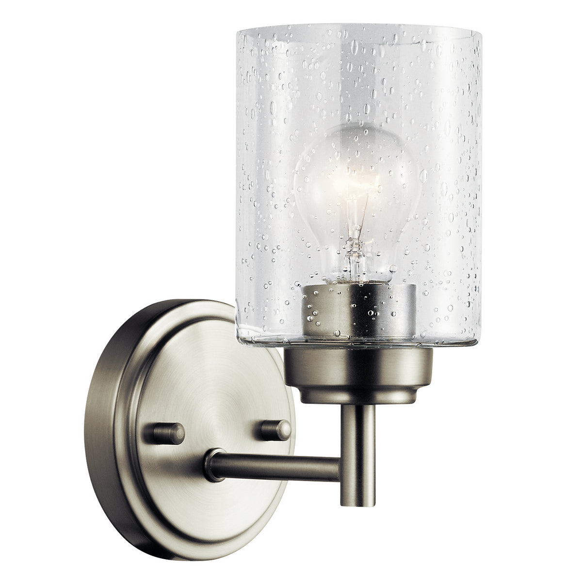 Winslow One Light Wall Sconce in Brushed Nickel