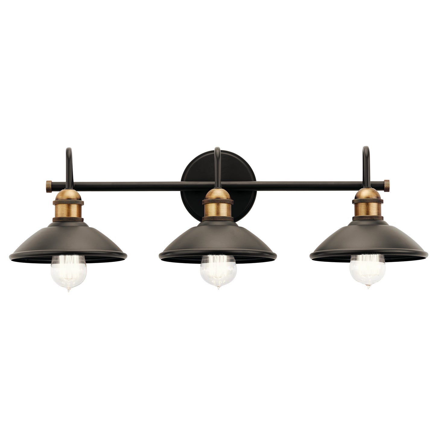 Clyde Three Light Bath in Olde Bronze