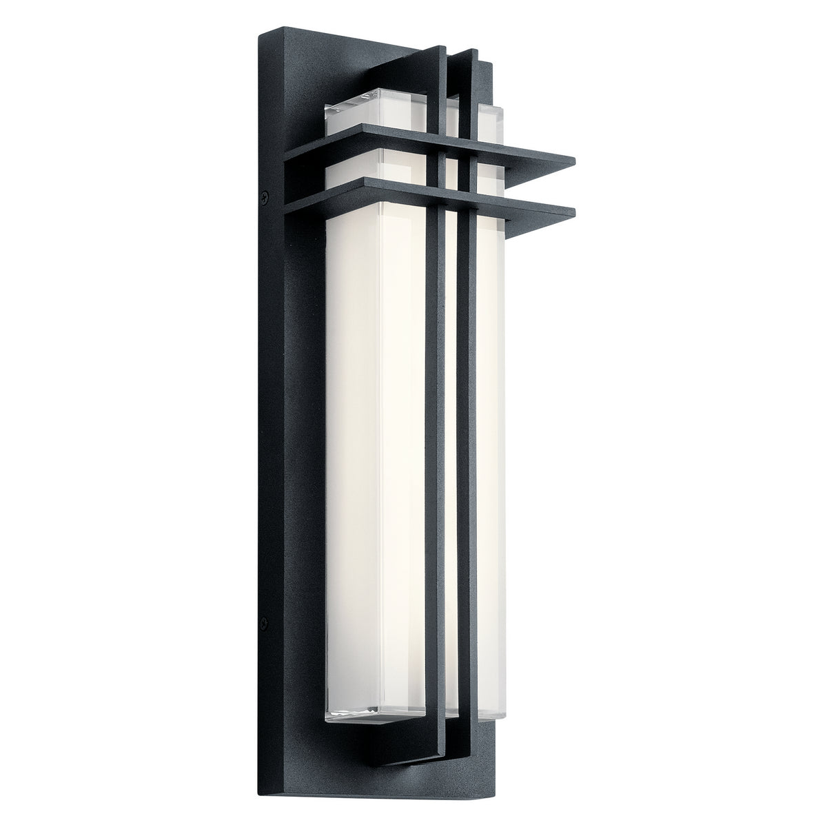 Manhattan LED Outdoor Wall Mount in Textured Black