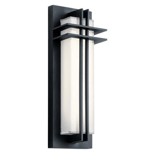 Manhattan LED Outdoor Wall Mount in Textured Black