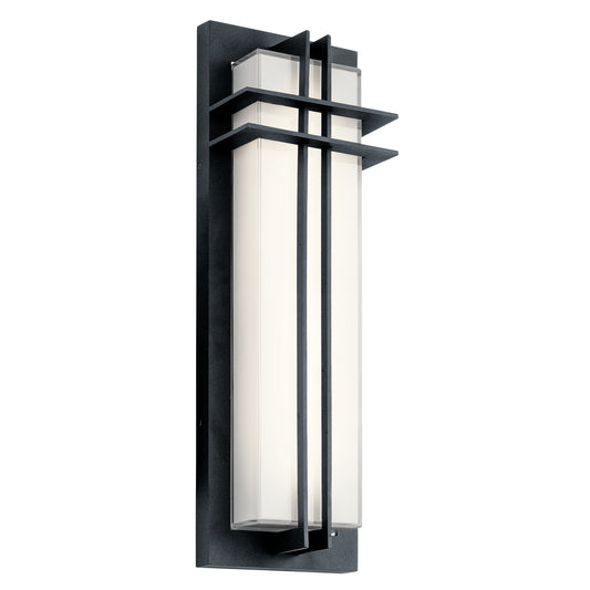 Manhattan LED Outdoor Wall Mount in Textured Black