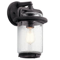 Andover One Light Outdoor Wall Mount in Weathered Zinc