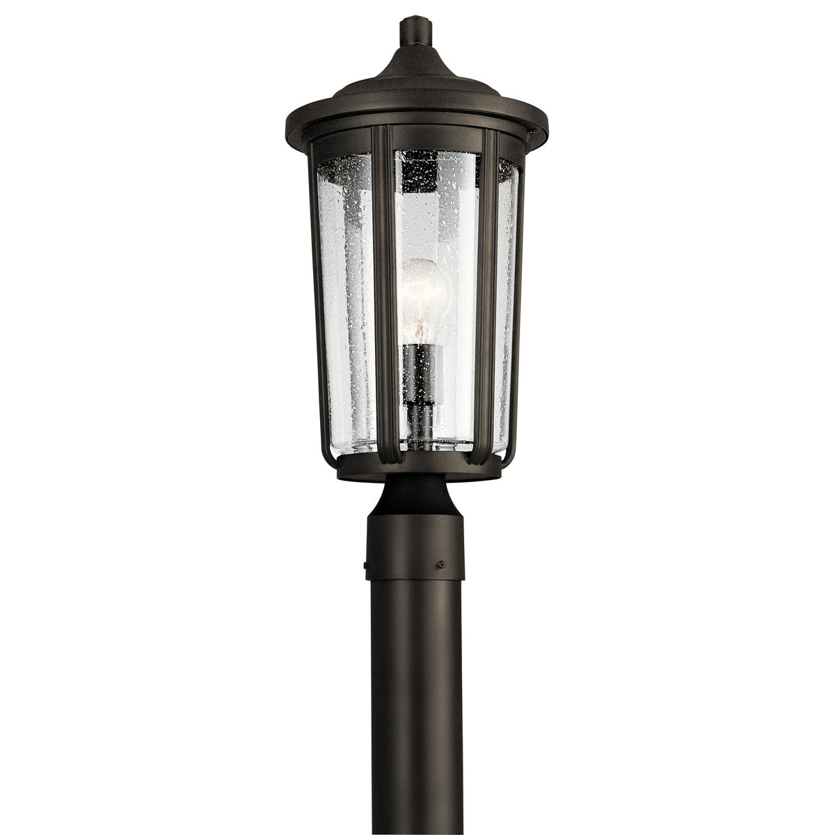Fairfield One Light Outdoor Post Mount in Olde Bronze