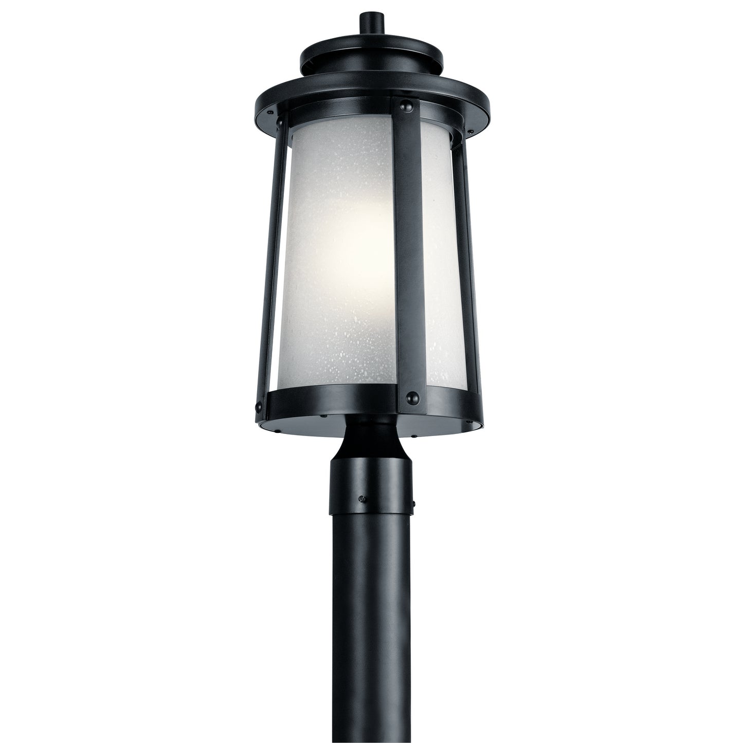 Harbor Bay One Light Outdoor Post Mount in Black