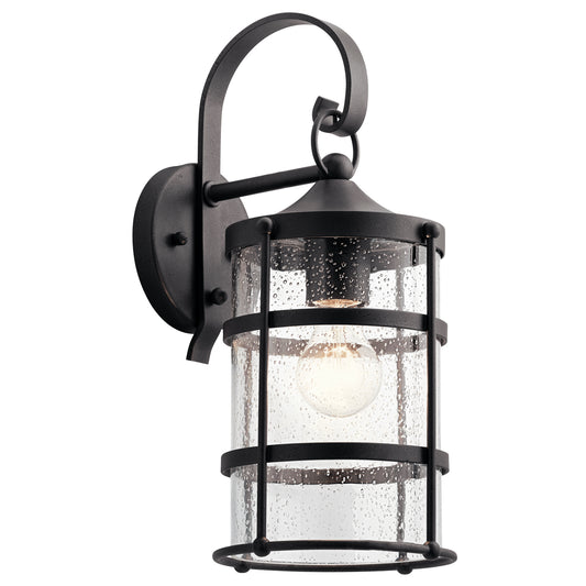 Mill Lane One Light Outdoor Wall Mount in Anvil Iron