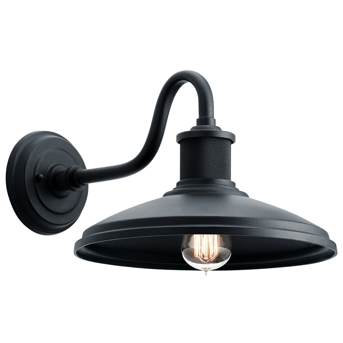 Allenbury One Light Outdoor Wall Mount in Textured Black