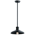 Allenbury One Light Outdoor Pendant/Semi Flush in Textured Black