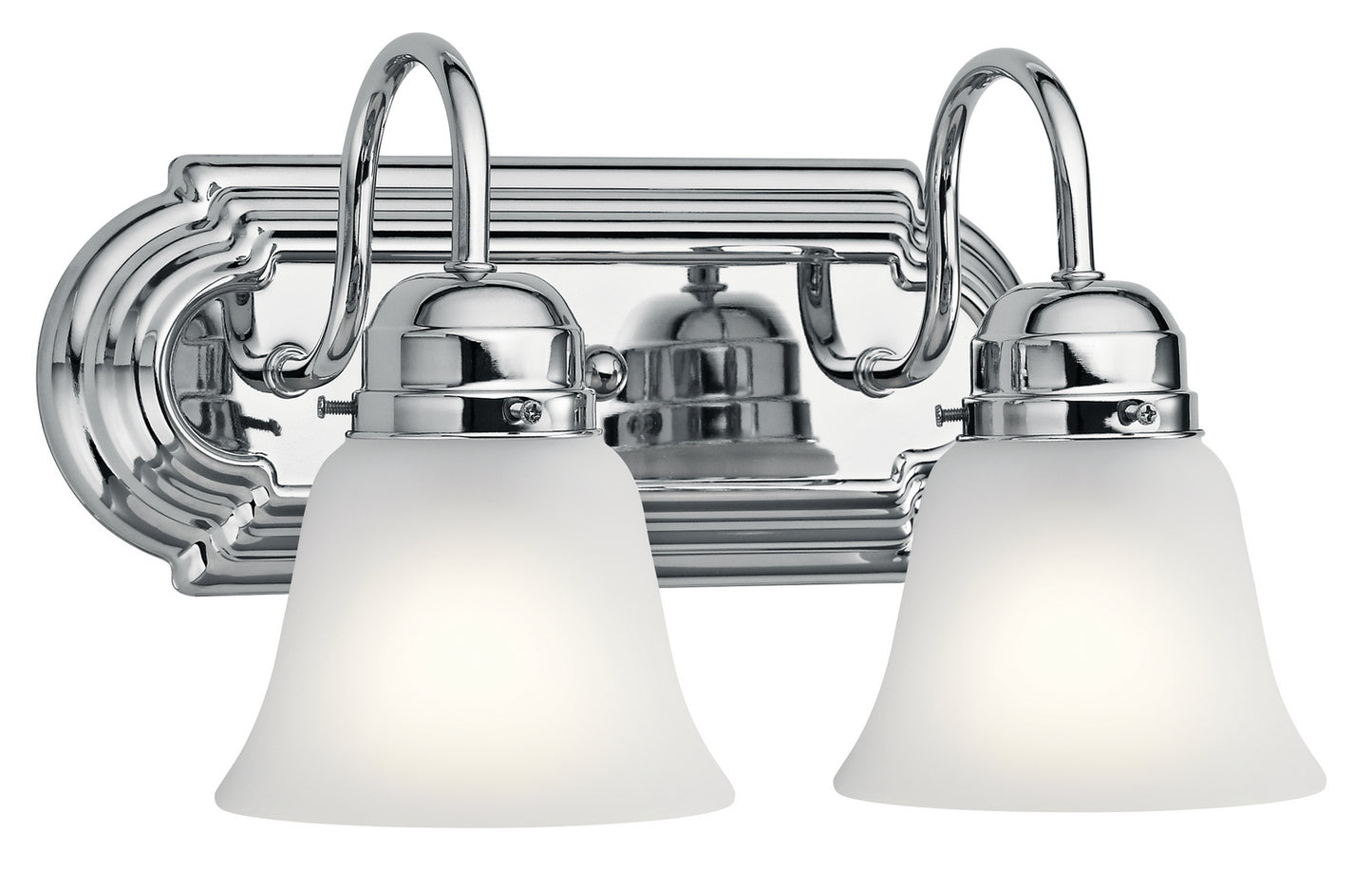Two Light Bath in Chrome