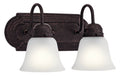 Two Light Bath in Tannery Bronze