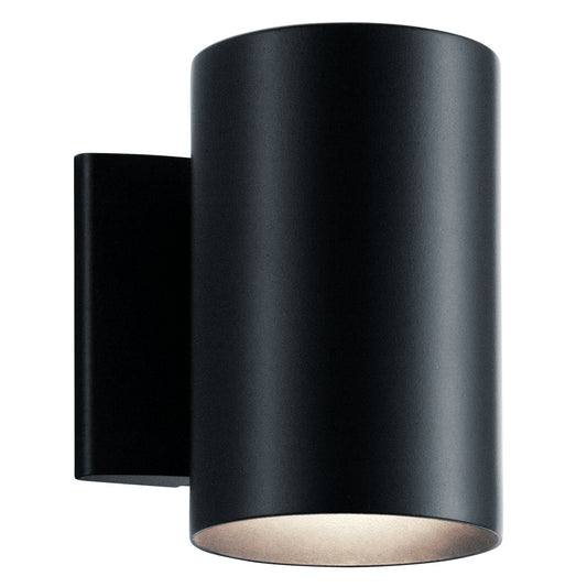 One Light Outdoor Wall Mount in Black
