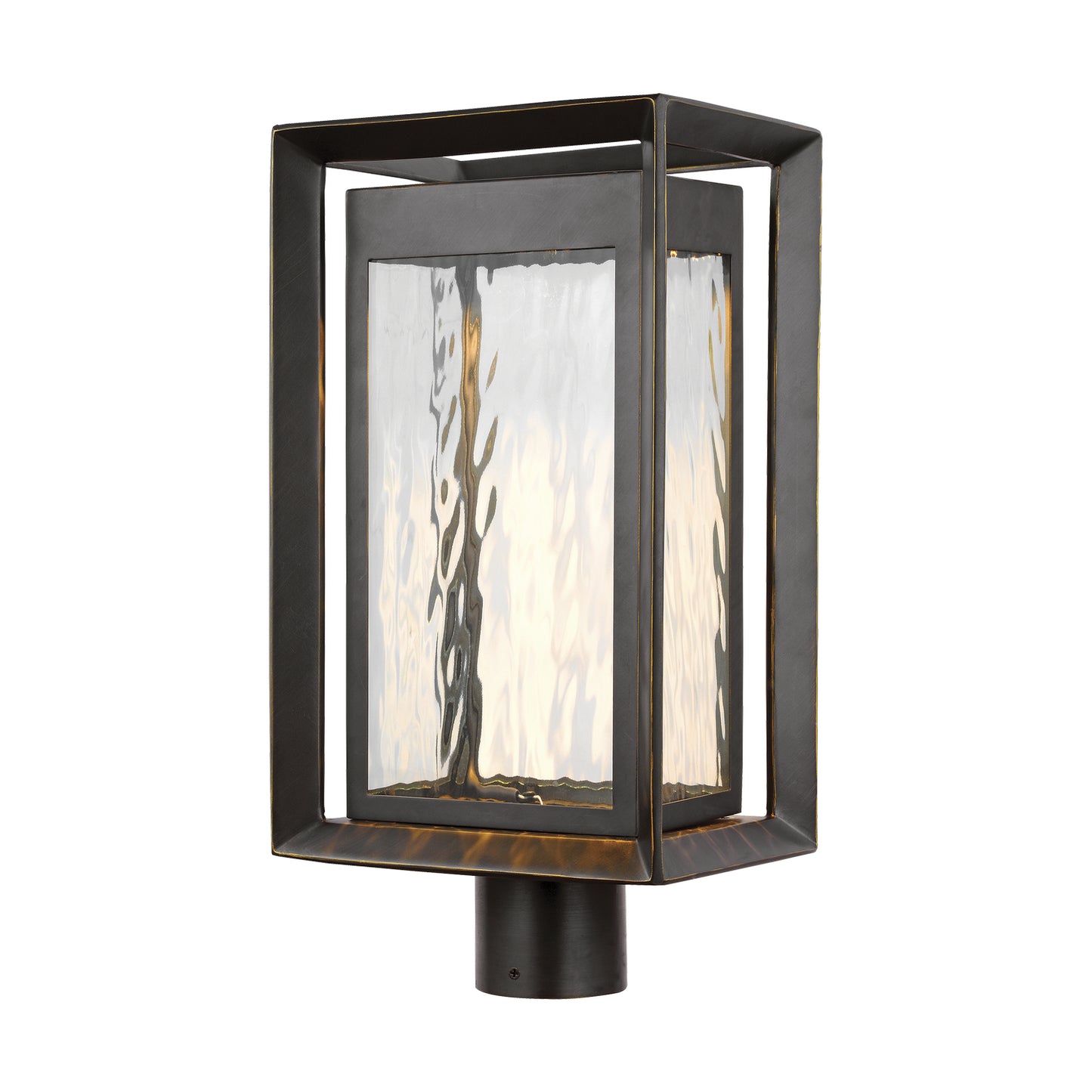 Urbandale LED Post Lantern in Antique Bronze