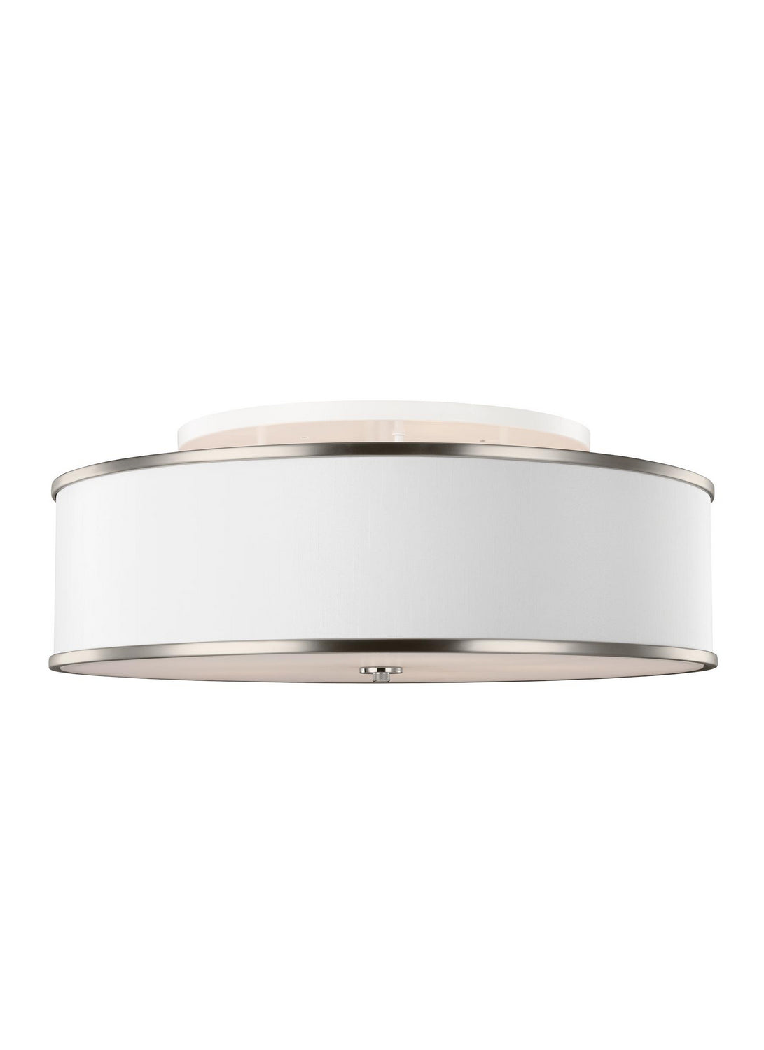 Lennon Five Light Semi-Flush Mount in Satin Nickel