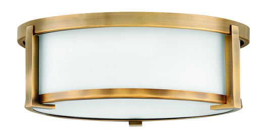 Lowell LED Flush Mount in Brushed Bronze