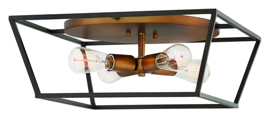 Fulton LED Flush Mount in Bronze