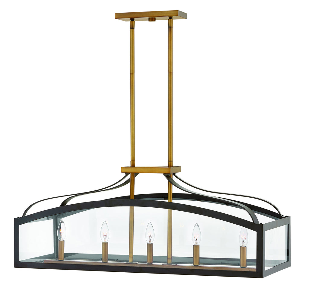 Clarendon LED Chandelier in Bronze