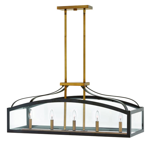 Clarendon LED Chandelier in Bronze