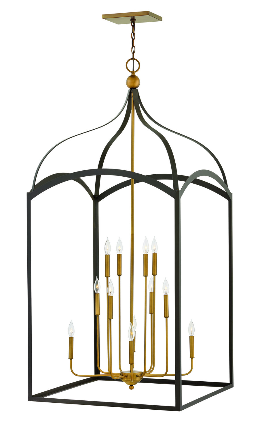 Clarendon LED Chandelier in Bronze